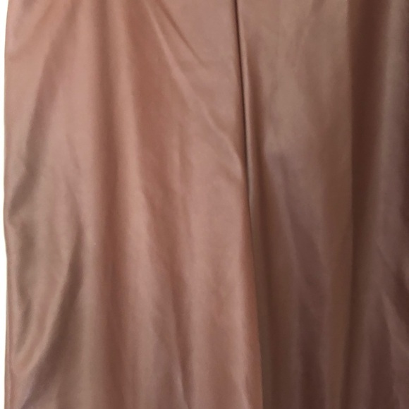 Prettylittlething faux leather brown tights - Picture 5 of 6